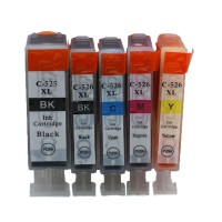 Alternativní inkousty Canon CLI526 CMYK + PGI525 BK 5 ks
