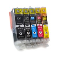 Alternativní inkousty Canon CLI571XL CMYK + PGI570XL BK 5 ks