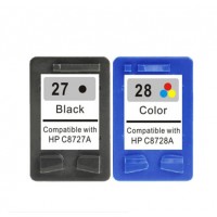 Alternativní inkousty HP C8727AE Black HP27 a HP C8728AE Color HP28 PACK 2 ks